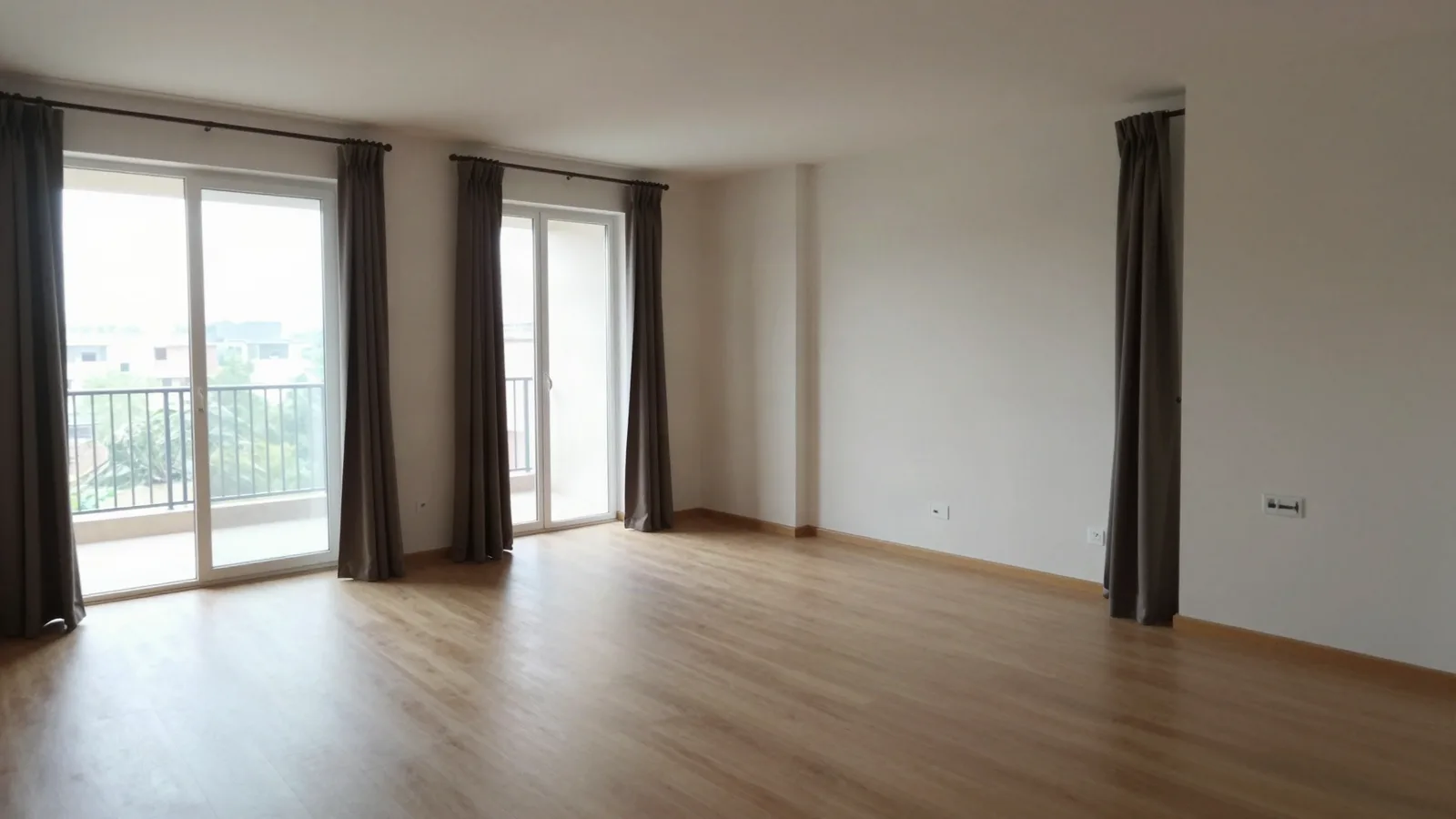 Appartement hérité vidé de ses effets, rideaux ouverts et sol balayé — préparer la vente d'un bien reçu en succession