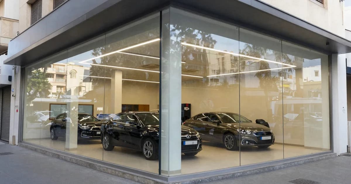 Case study — Évaluation d'un showroom automobile sur boulevard à Casablanca : vitrine, atelier et bail constructeur
