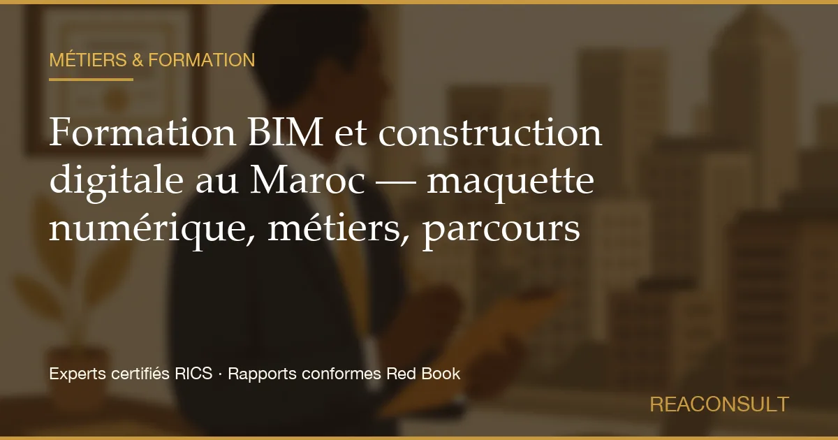Digital construction and building information modelling on a Moroccan commercial project